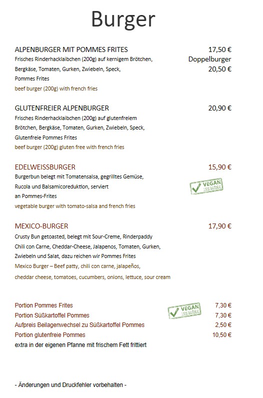 2026 07 Speisekarte Burger
