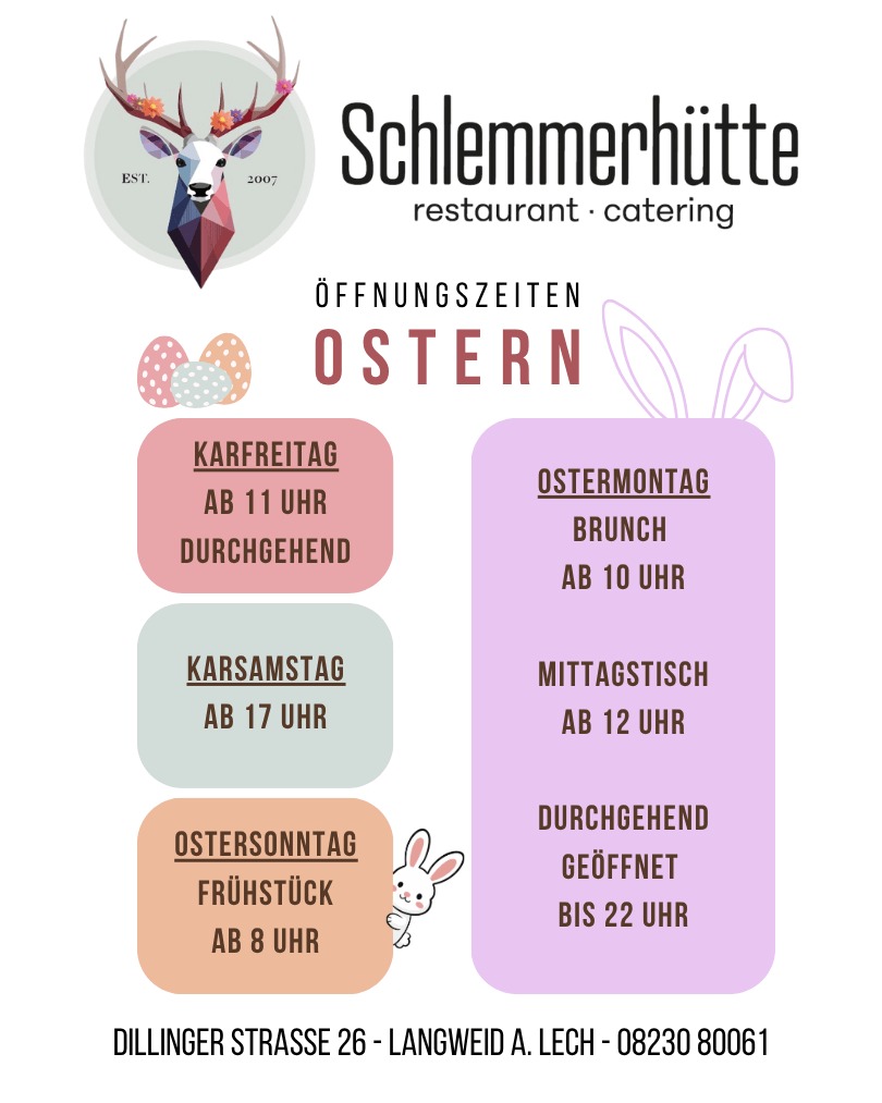 2026 Osteröffnungszeiten